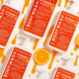Vitamin C + Hyaluronic Acid Brightening Body Wash — Citrus Glow • 500ml