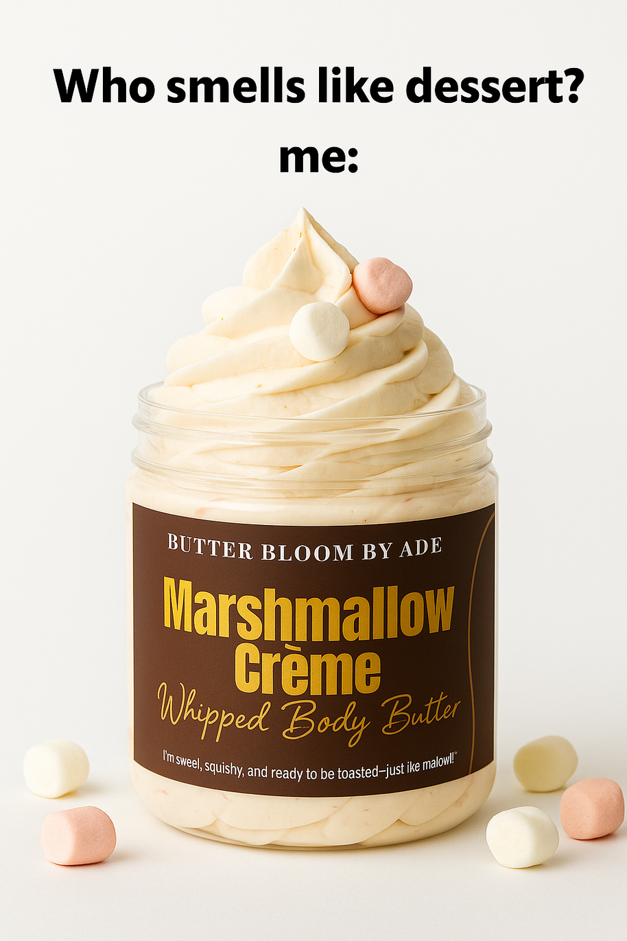 Marshmallow Creme Whipped Body Butter