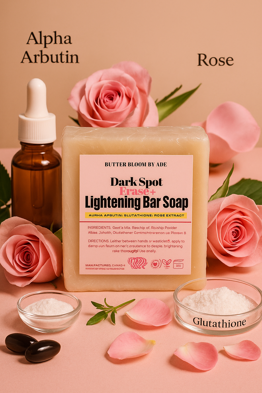 Lightening Bar Soap (Alpha Arbutin + Gluthathoine)