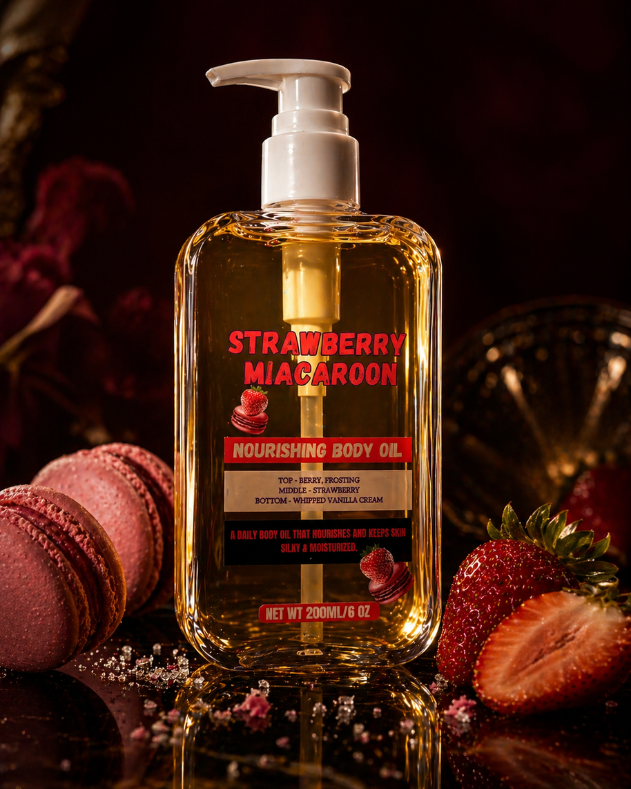 STRAWBERRY MACARON NOURISHING BODY OIL