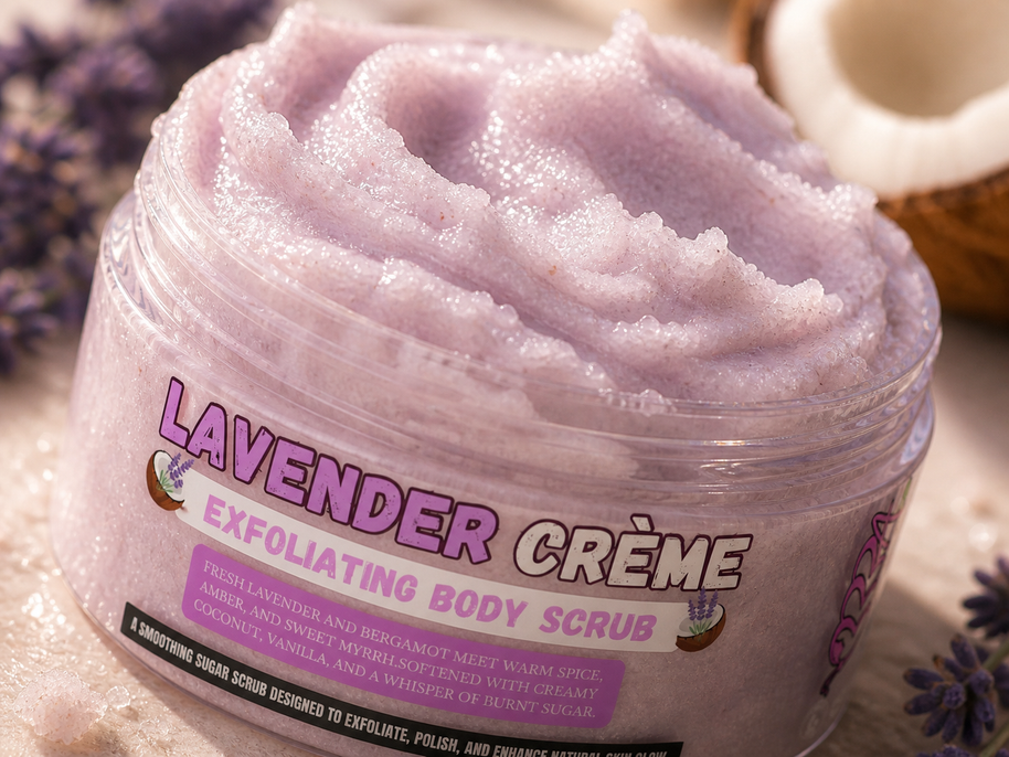 LAVENDER CREME EXFOLIATING BODY SCRUB