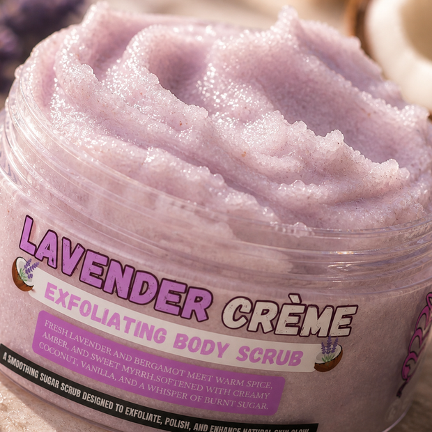 LAVENDER CREME EXFOLIATING BODY SCRUB