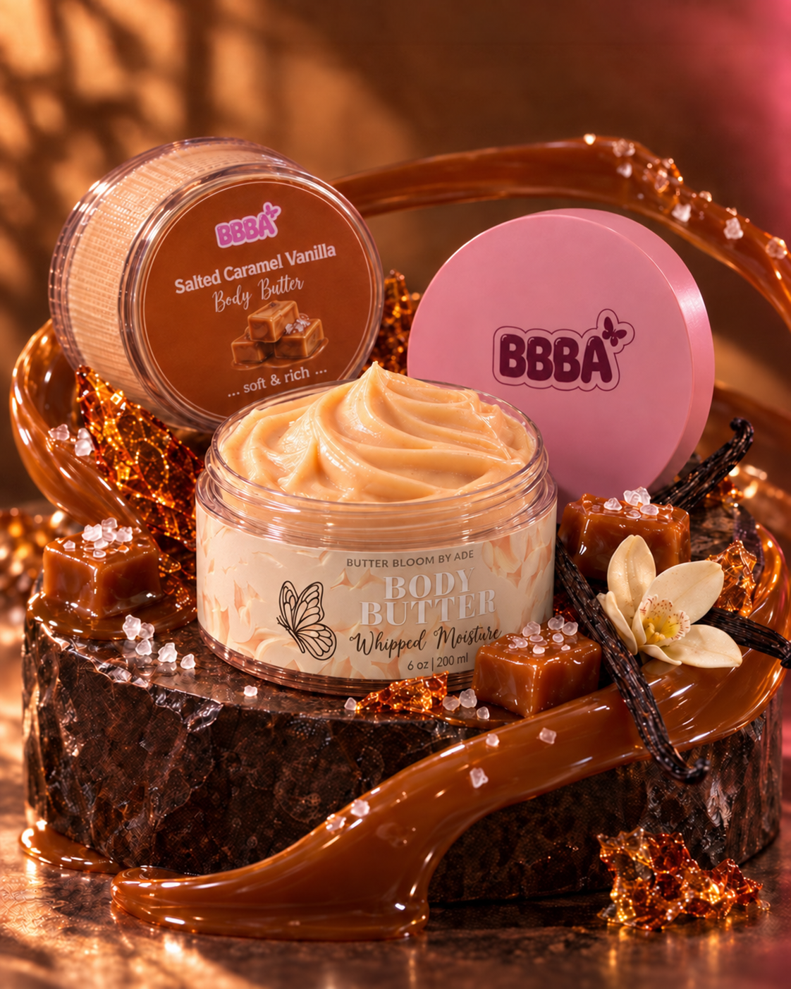 Salted Caramel Vanilla Whipped Body Butter