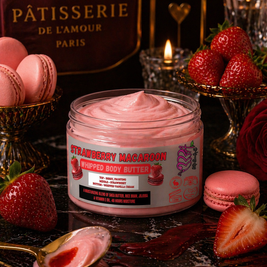STRAWBERRY MACAROON WHIPPED BODY BUTTER