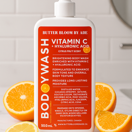 Vitamin C + Hyaluronic Acid Brightening Body Wash — Citrus Glow • 500ml