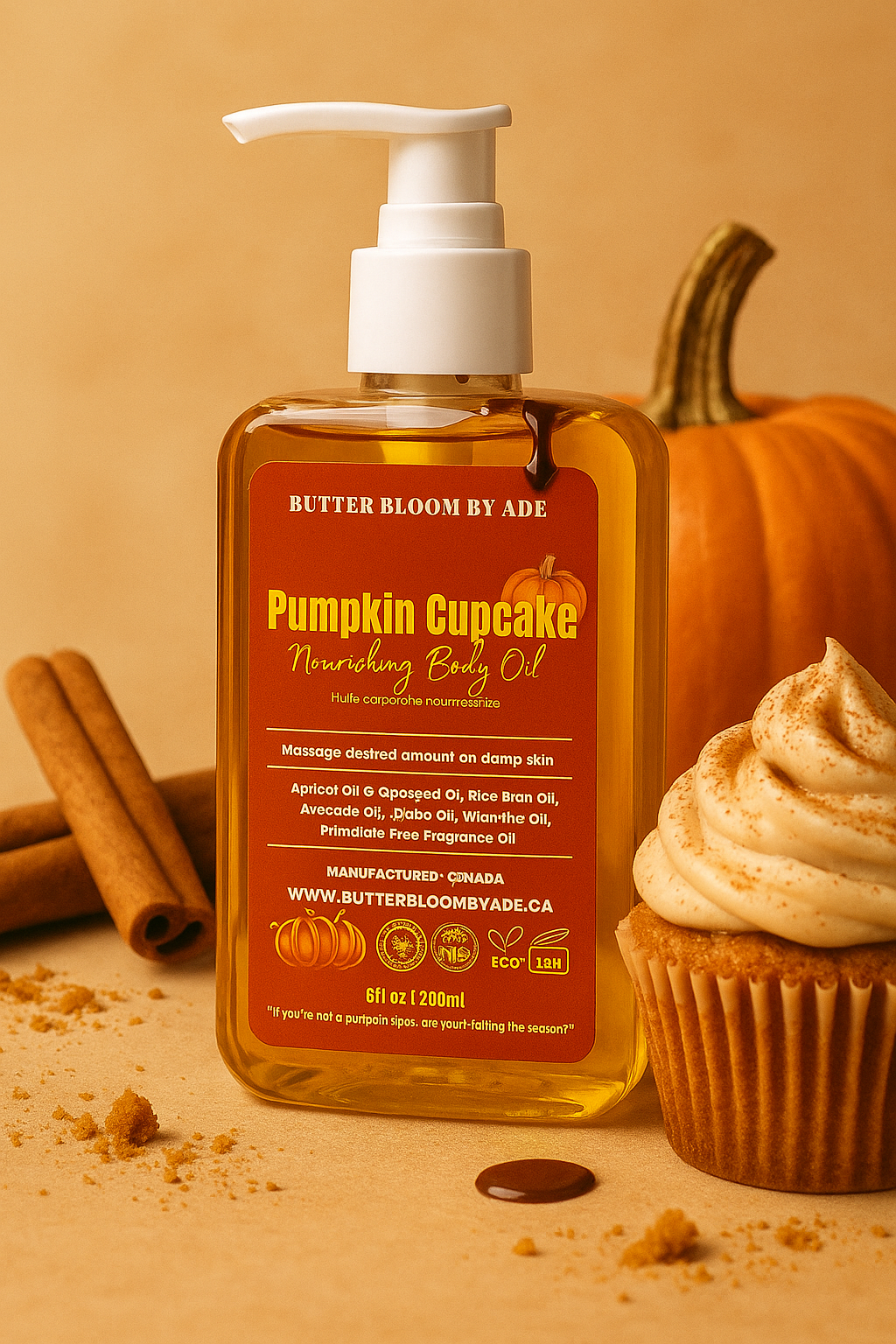 Pumpkin Cupcake Body Oil