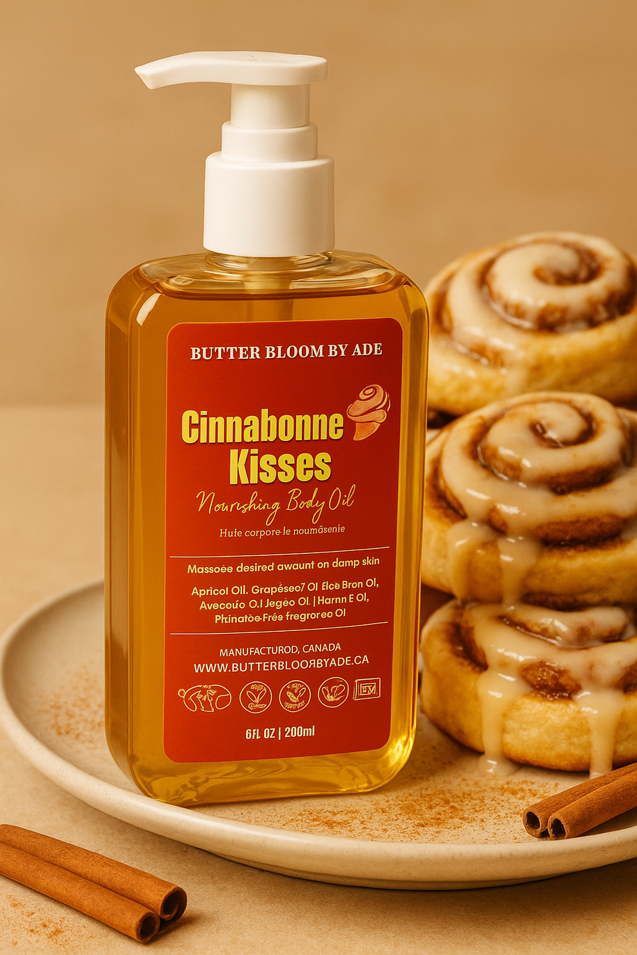 Cinnabonne Kisses Body Oil