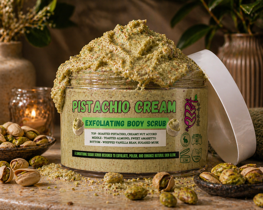 PISTACHIO CREAM EXFOLIATING BODY SCRUB
