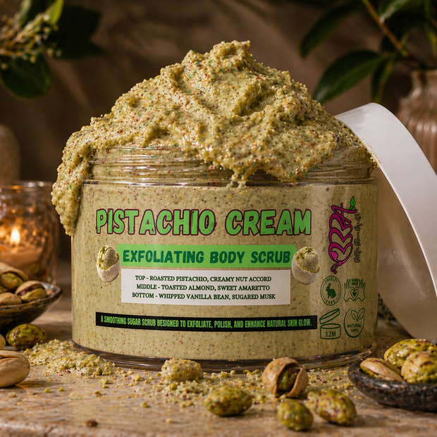 PISTACHIO CREAM EXFOLIATING BODY SCRUB