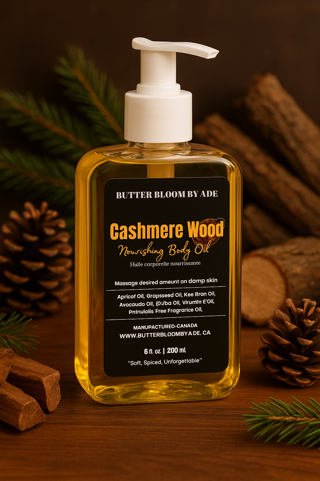 Cashmere Wood Body Oil