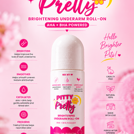 Pitty Pretty™ Brightening Underarm Roll-On