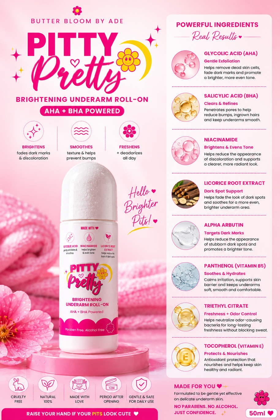 Pitty Pretty™ Brightening Underarm Roll-On