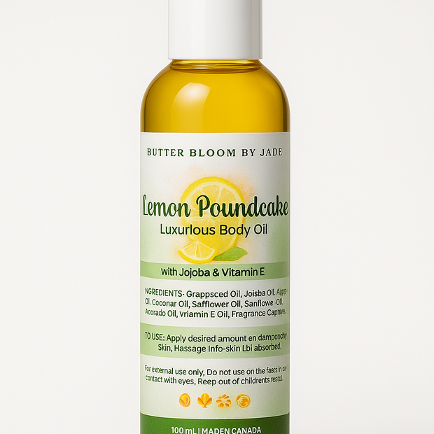 Lemon Poundcake Luxurious Body Oil 🍋✨