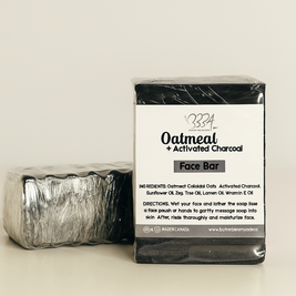 Oatmeal + Activated Charcoal Face Bar