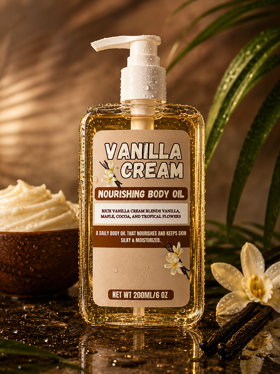 VANILLA CREAM NOURISHING BODY OIL