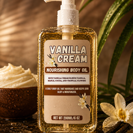 VANILLA CREAM NOURISHING BODY OIL