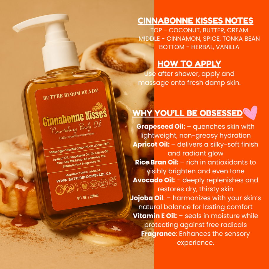 Cinnabonne Kisses Body Oil