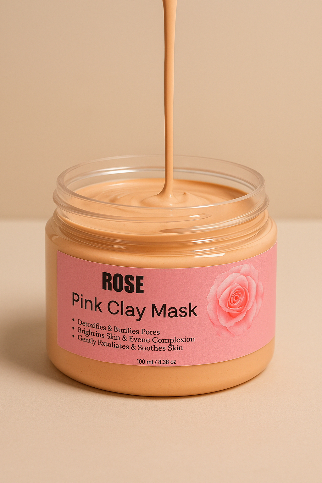 Rose Pink Clay Mask