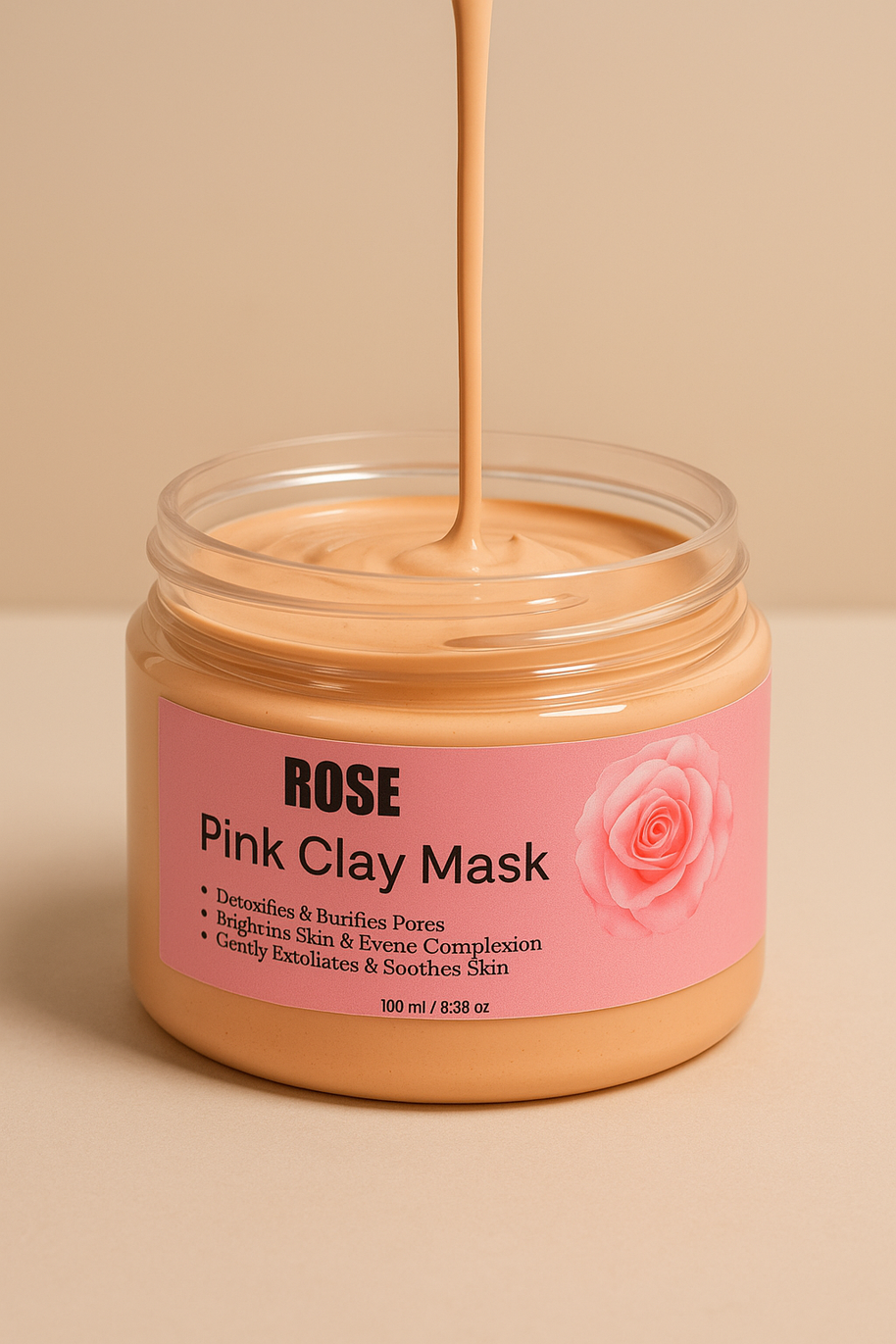 Rose Pink Clay Mask