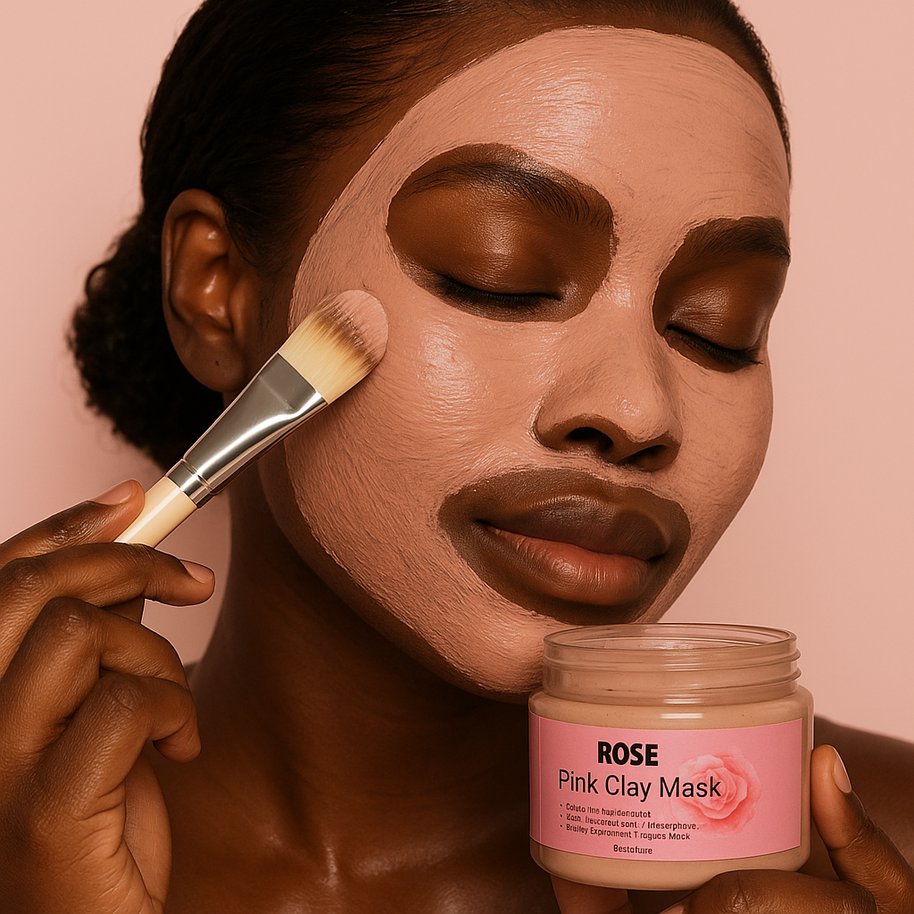 Rose Pink Clay Mask